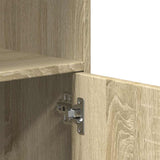 Rolling Cabinet Sonoma Oak 55x40x91 cm Engineered Wood 853184