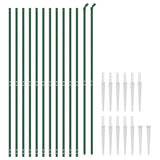 Wire Mesh Fence with Spike Anchors Green 2x25 m 154110