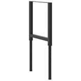 Adjustable Work Bench Frames 2 pcs Metal 55x cm Black 147931