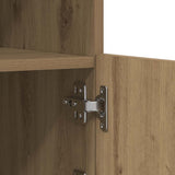 LED Sideboard Brown 41 x 37 x 100 cm Engineered Wood 863025