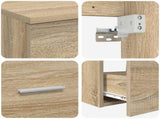 Bathroom Furniture Set 2 pcs Sonoma Oak Engineered Wood 3403978