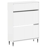 Shoe Cabinet ZWOLLE 78 x 24 x 103 cm Engineered Wood White 896435