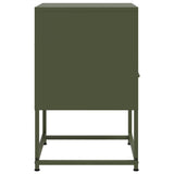 Bedside Cabinet Olive Green 36x39x60.5 cm Steel 846562