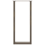 Bar Table Legs U-Shaped 2 pcs Natural Steel 40x cm Steel 4013243