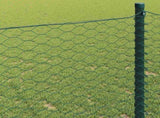Hexagon Fence Green 1 x 100 m PVC 42005460