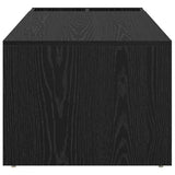 Coffee Table Black Oak 101.5 x 50 x 37 cm Engineered Wood 891193