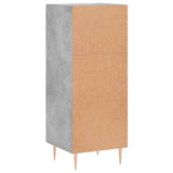 Sideboard Concrete Grey 34.5x34x90 cm Engineered Wood 828784