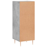 ZNTS Sideboard Concrete Grey 34.5x34x90 cm Engineered Wood 828784