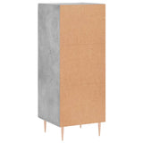 ZNTS Sideboard Concrete Grey 34.5x34x90 cm Engineered Wood 828784