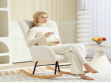 Teddy Fleece Rocking Chair - Cream White T3398P344475