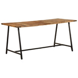 Dining Table 160x80x75 cm Solid Wood Mango 373610