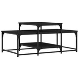 Coffee Table Black 102x60x45 cm Engineered Wood 835314