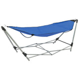 Hammock Blue Powder-coated steel Large Foldable Hammock 44363