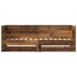 Bed Frame with Storage Old Wood 80 x 200 cm Engineered Wood 3429640