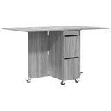 Dinning Table 2 pcs 140 x 80 x 77 cm Engineered Wood 3424937