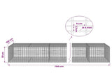 Gabion with 5 mm Wire and 5x2.5 cm Mesh 750x100x50 cm 3463857