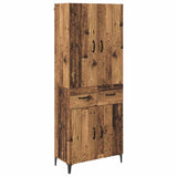 Highboard Old Wood 69.5 x 34 x 180 cm Engineered Wood 3415668