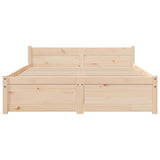 Bed Frame without Mattress Solid Wood 120x200 cm 815039