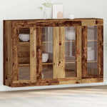 Wall Mounted Cabinet 2 pcs Old wood 69.5 x 34 x 90 cm 3334299