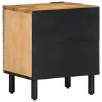 ZNTS Bedside Cabinet Brown 40x33x46 cm Solid Wood Mango 4017716