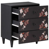 Bedside Table Multicolour 50 x 33 x 60 cm Solid Mango Wood 4018709