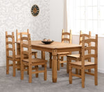 ZNTS Corona 6' Dining Set 400-401-037