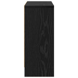 Sideboard with Drawer Black Oak 73.5 x 22.5 x 53.5 cm 8000501