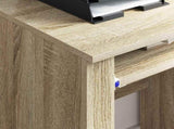 Desk with Wheels Sonoma Oak 91 x 50 x 77 cm Engineered Wood 869532