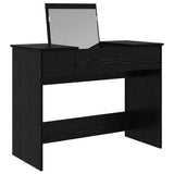 Cosmetic Table with Drawer Black Oak 100 x 45 x76 cm 871671