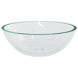 Basin Glass 50x37x14 cm Transparent 345237