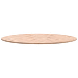 Table Top 90x1.5 cm Round Solid Wood Beech 355912
