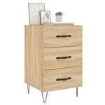 ZNTS Bedside Cabinet Sonoma Oak 40x40x66 cm Engineered Wood 827655