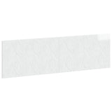 Wall-Mounted Headboard DELFT High Gloss White Engineered Wood 897159