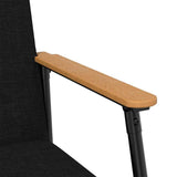 Armchair Black 59 x 75 x 78 cm Fabric 42017664