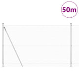 Welded Wire Fence with Concrete Base 50 x 1.4 m 3352361