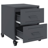 Bedside Cabinets 2 pcs Anthracite 36x39x43.5 cm Steel 846631