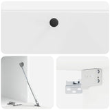 Wall-Mounted TV Cabinet 98 x 41 x 30 cm High Gloss White 899209
