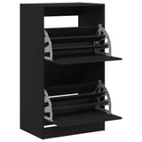 Shoe Cabinet Black Engineered wood 60x42x108 cm Shoe Cabinet 3214386