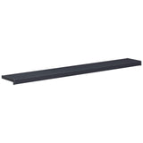 Window Sill Anthracite with wood grain 140 x 20 x 4.5 cm PVC 42046954