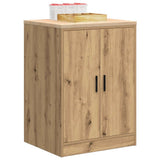 Garage Storage Cabinet Artisan Oak 60x51x85 cm Solid Wood Pine 860579