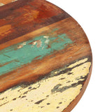 Round Table Top 40 cm 15-16 mm Solid Reclaimed Wood 286031