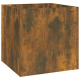 Hallway Furniture Set Smoked Oak Engineered Wood 3120200