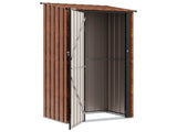 Garden Sheds Brown 103 x 74 x 200 cm Metal 42011294