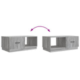 Coffee Table Grey Sonoma 90 x 50 x 37 cm Engineered Wood 895421