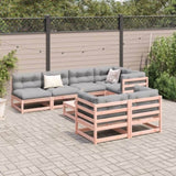 ZNTS 8 Piece Garden Sofa Set Solid Wood Douglas Fir 3299344