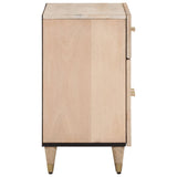 ZNTS Bedside Cabinet 50x33x60 cm Solid Wood Mango 358259