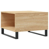 Coffee Table Sonoma Oak 55x55x36.5 cm Engineered Wood 830767