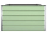 Planter Pastel Green 195 x 100 x 75 cm Galvanised Steel 42018272