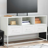 TV Cabinet White 100.5x39x60.5 cm Steel 846547