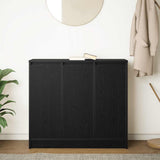 Sideboard Black Oak 85x34x76 cm Engineered Wood 861626